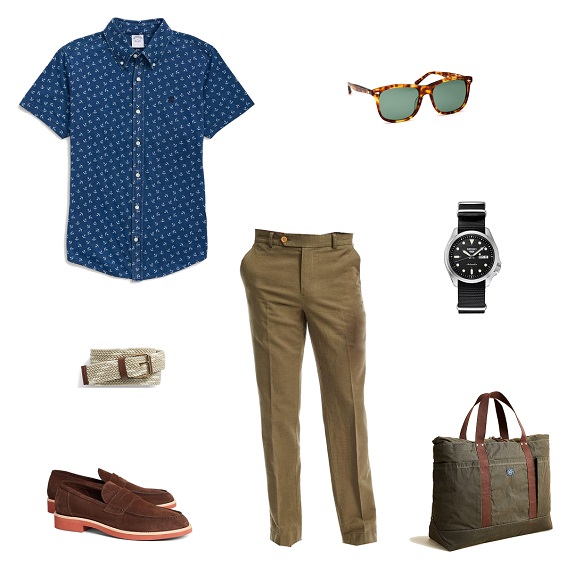 1 store 5 outfits Brooks Brothers Farmers Market