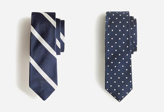 J. Crew neckties