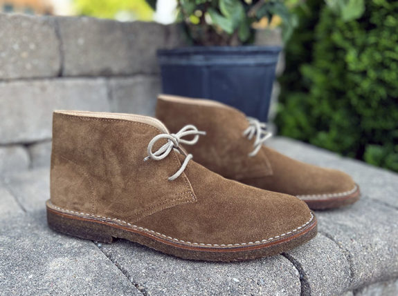 Mens Shoes Boots Chukka boots and desert boots Todd Snyder Suede The Nomad Boot in Green for Men 