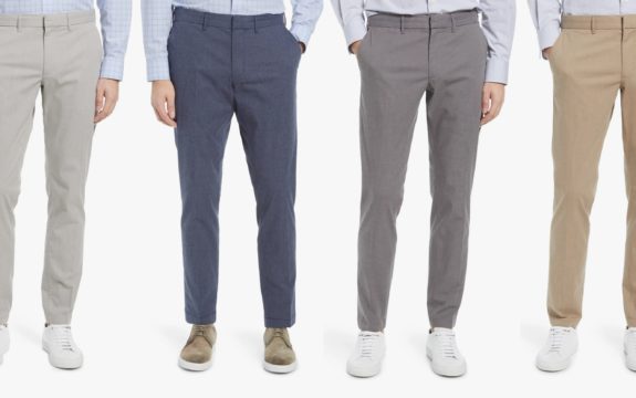 Nordstrom CoolMax Flat Front Performance Chinos