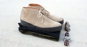Chinos, Chukkas, Polo: Black and Tan and Olive