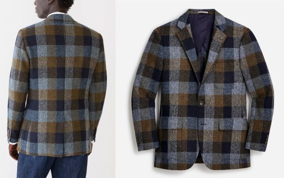 Ludlow Slim-fit blazer in Irish Donegal wool
