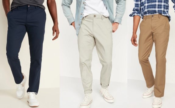 Monday Men’s Sales Tripod – Old Navy Ultimate Chinos Sale, Grant Stone Coffee Suede, & More