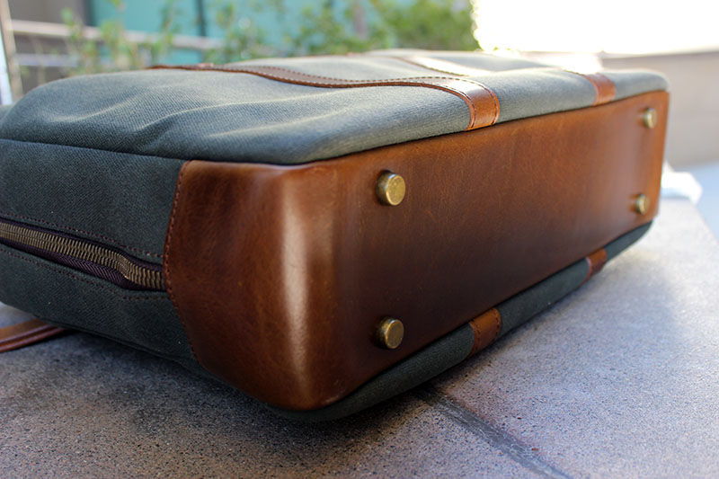 In Review The Satchel & Page Waxed Canvas Aviator Briefcase