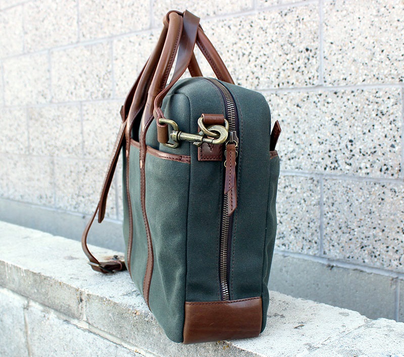 In Review The Satchel & Page Waxed Canvas Aviator Briefcase