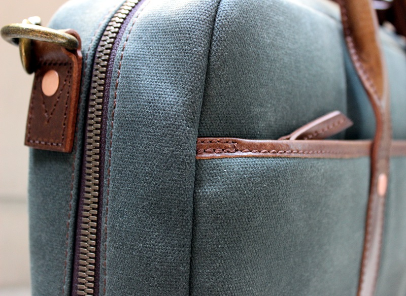 In Review The Satchel & Page Waxed Canvas Aviator Briefcase