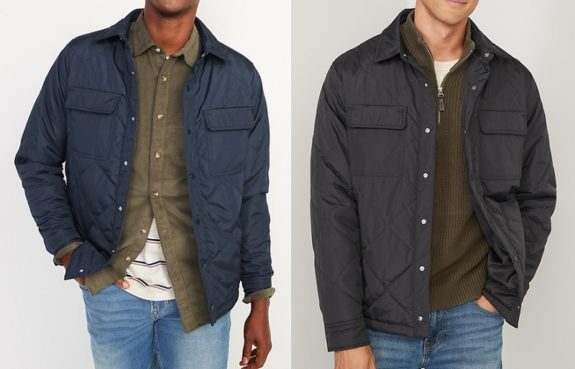 Old Navy Water-Resistant Quilted Shacket