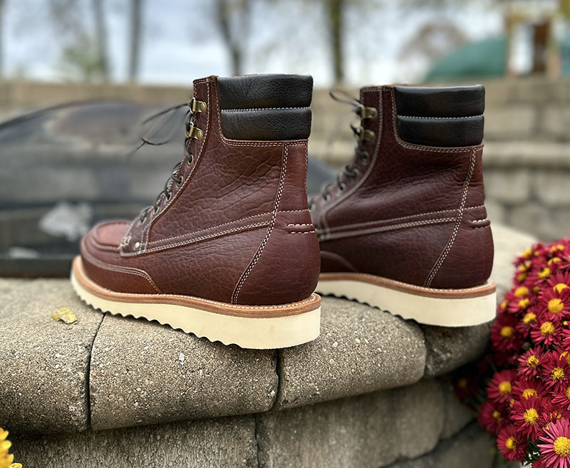 In Review: Grant Stone Field Boots in Walnut Bison