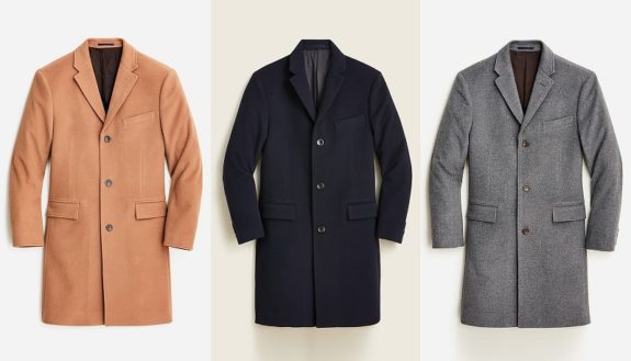 Ludlow topcoats in wool-cashmere