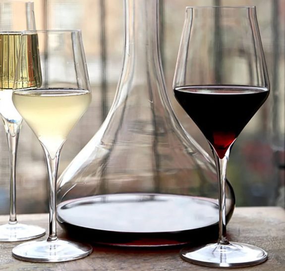 Luigi Bormioli Set of 2 Bordeaux Wine Glasses
