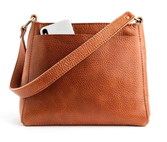 Portland Leather Triangle Shoulder Bag