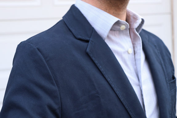 In Review: Target Goodfellow Stretch Cotton Blazer