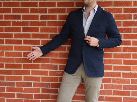 In Review: Target Goodfellow Stretch Cotton Blazer