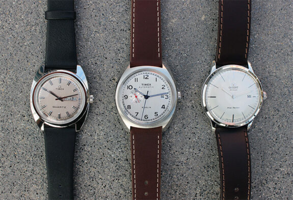 The Timex Marlin "Mod" with its competitors