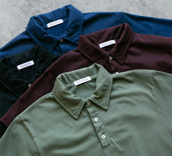 Gustin: USA Made Cotton Jersey Polo 4-pack
