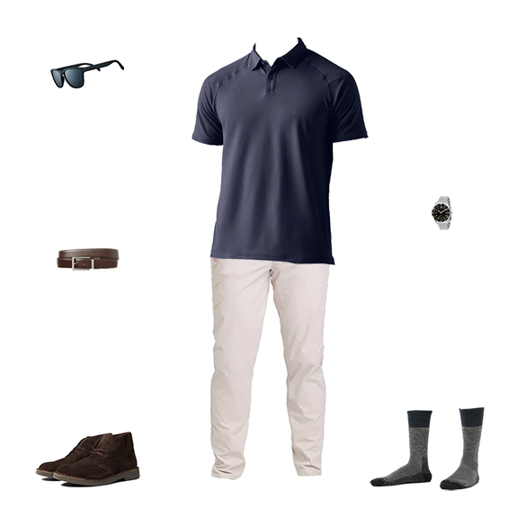 Chinos Chukkas Polo Classic Bond – What to pack when packing light