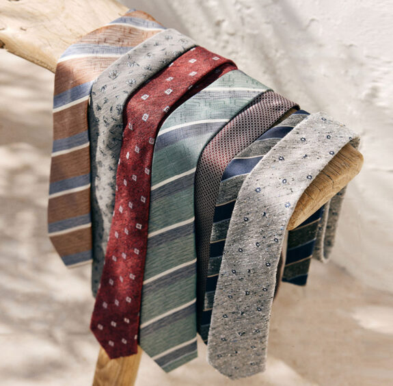 Tie Bar Italian Cotton-Silk Ties by Tessitura Attilio Bottinelli