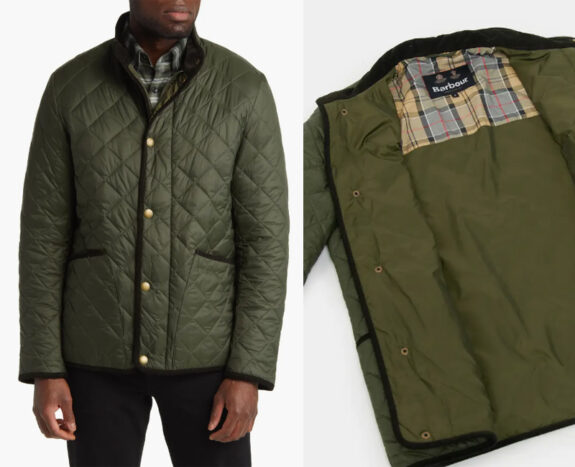 Barbour Cavendish Quilted Nylon Jacket