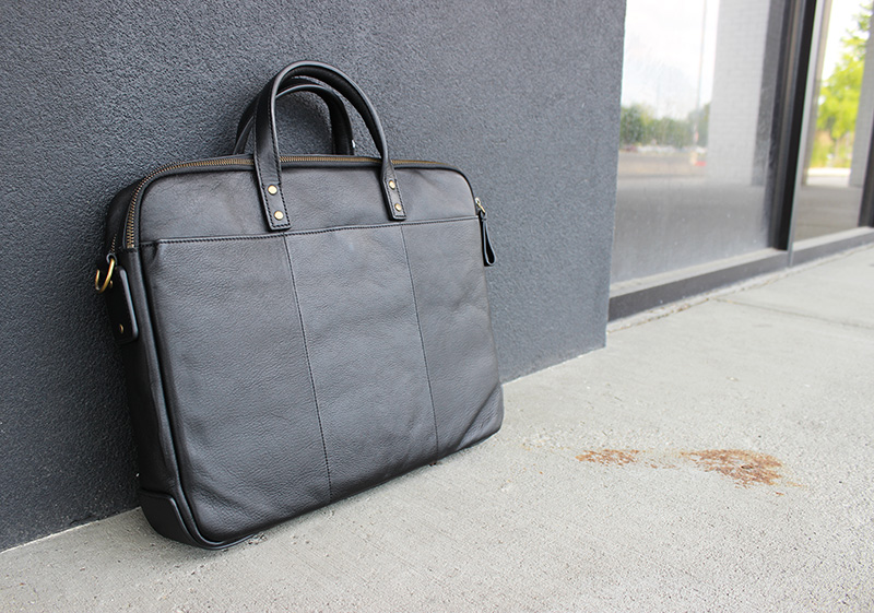 In Review The Fossil Haskell Leather Briefcase
