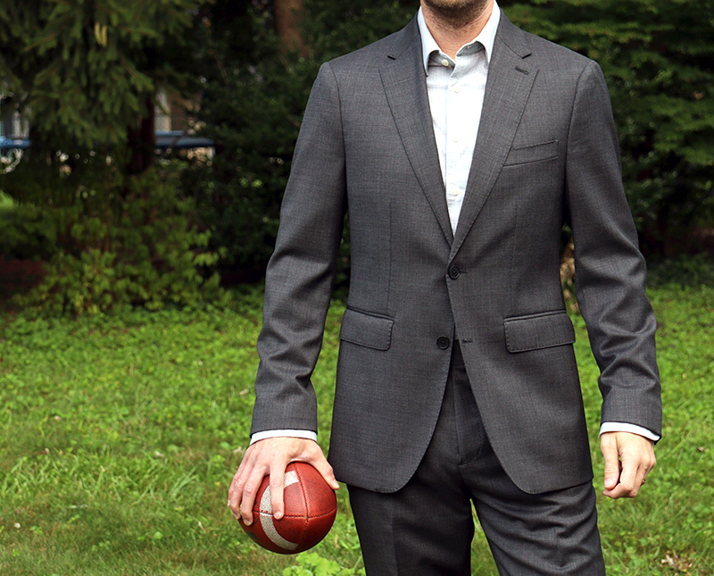 In Review Banana Republic Signature Italian Nailhead Wool Suit Separates