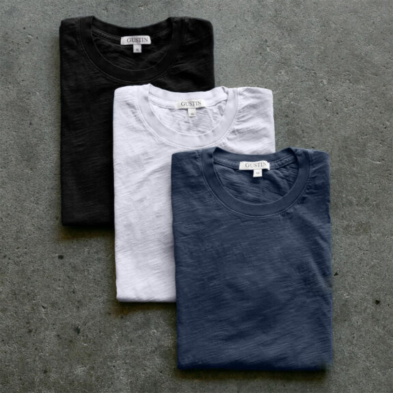 Gustin: Made in the USA Slub T-Shirt 3 Pack