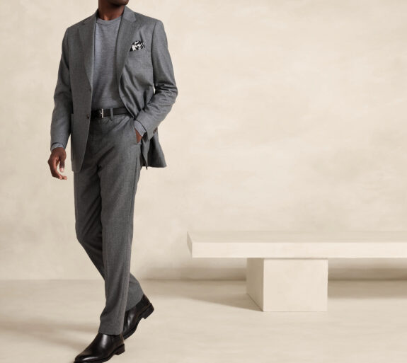 Gray Italian Flannel Suit