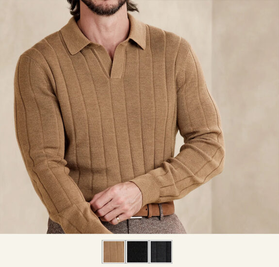 Merino Sweater Polo