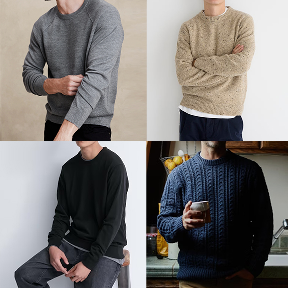 Sweater Styles CREWNECKS