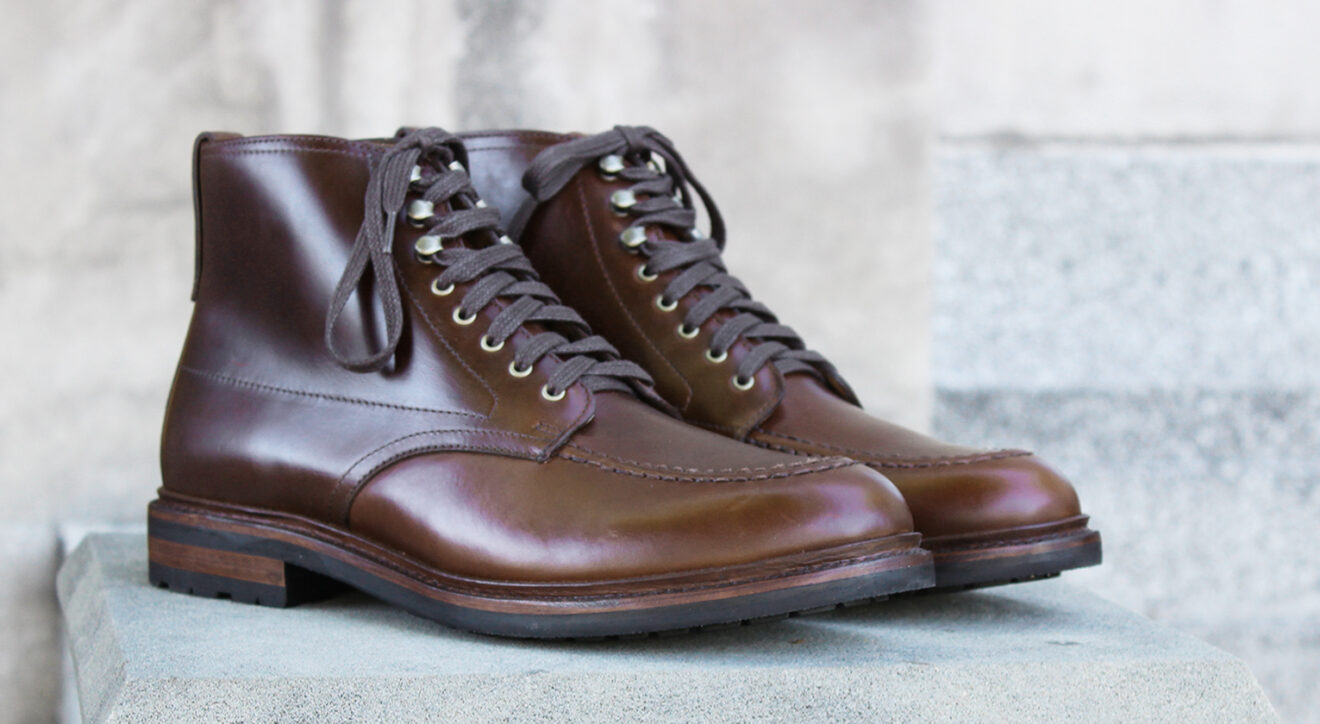 In Review J. Crew Kenton Pacer Boots in Rootbeer Pull Up Leather