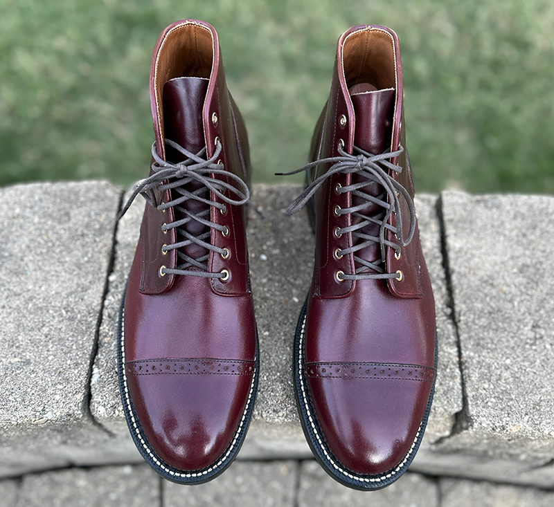 In Review Grant Stone Garrison Cap Toe Boots