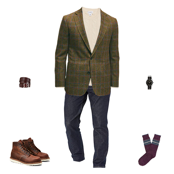 Brooks Brothers 1 Store 5 Outfits 11724 Sportcoat and Jeans