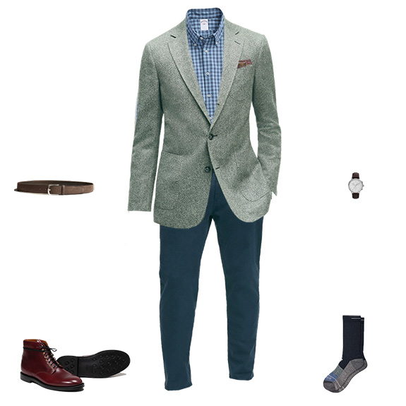 Brooks Brothers 1 Store 5 Outfits 11724 Office blues and grays