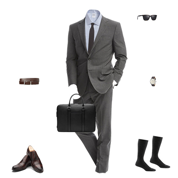 Brooks Brothers 1 Store 5 Outfits 11724 Suit and Tie