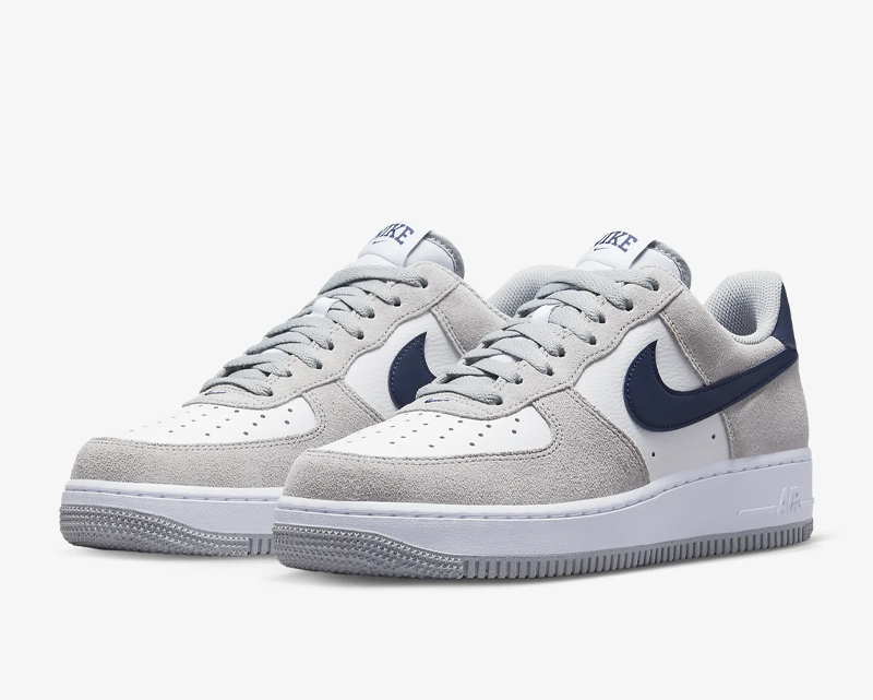 Most Wanted Affordable Style January 2024   Nike AF1 Grey White Blue Most Wanted January 2024 