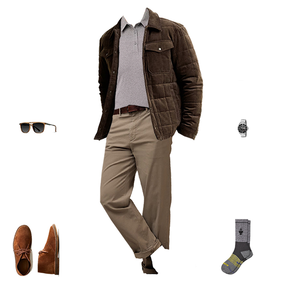 Chinos Chukkas Polo Fall Colors Textures 2024