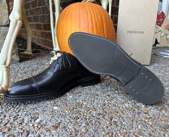 Meermin Cap Toe Oxfords outsole shot