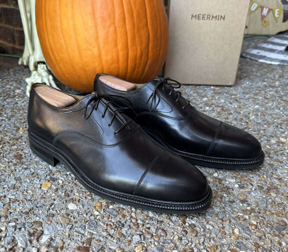 Meermin Cap Toe Oxfords with pumpkin