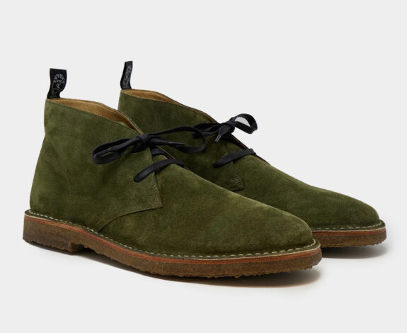 Made in Italy Todd Snyder Nomad Chukka in Olive Suede