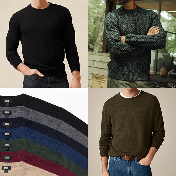 10 Sweater Styles CREWNECKS 2025