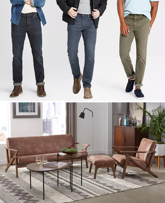 Target Tripod w living room set 10625